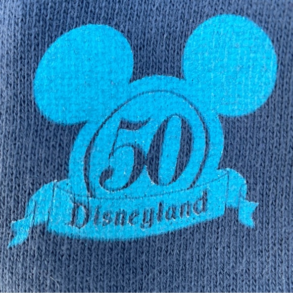 Disneyland Resort The Happiest Place On Earth Blue Hoodie Sweater - Picture 3 of 4